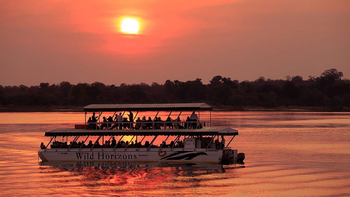 Sunset cruise on the Zambezi